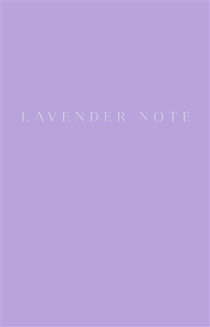 Lavender Note. Мои лавандовые мечты. Блокнот с цветными страницами (обложка на ткани) (твердый переплет)