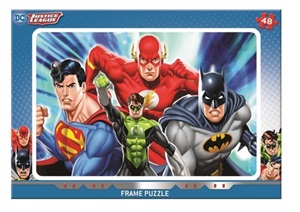 CA _ LAÇO _ JUSTICE 48 PARÇA FRAME PUZZLE