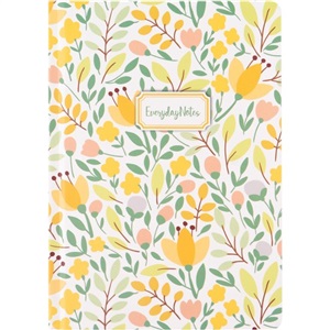 Keskin 14*20 80 Yp.Çiz.Sert Kap.Ciltli Def. Everyday Notes Mini Flora