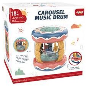 Carousel music drum