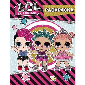 L.O.L. Surprise. Цветная раскраска (розовая) (глиттер)
