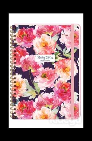 Keskin A5 80 Yp.Çiz.Sert Kap. Spr. Daily Notes Dreamy Flowers -Lucy