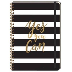 Keskin A5 80 Yp.Çiz.Sert Kap. Spr. Daily Notes Muse -Yes You Can