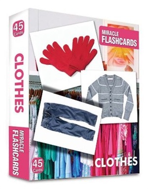 Miracle Flashcards Clothes Box 45 Cards