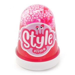 slaym Lori Style Slime 130ml çəhrayı çiyələk qoxusu ilə Сл02