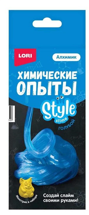 Kimyəvi Təcrübələr Lori Style Slime mavi Оп027