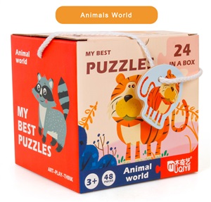 [Portable BOX]Puzzle animal world
