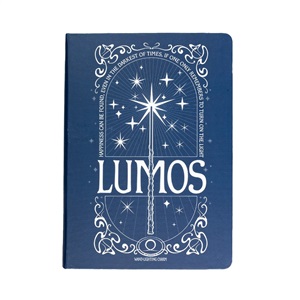 MacMug _Harry Potter Lumos Sert Kapak Butik Defter Lacivert 80Ypr.15X21 Dft-388029