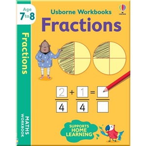 USBORNE WORKBOOKS FRACTIONS 7-8