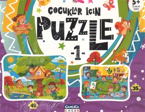 Çocuklar İçin Puzzle - 1 (Kutulu)