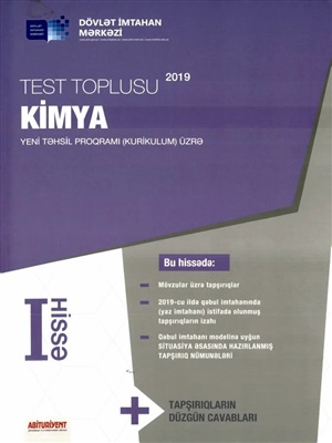 Kimya test toplusu I hissə