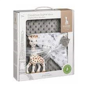 Sophie doux blanket SLG   (Zərif Hədiyyə dəsti №4) (Sophie La Girafe)
