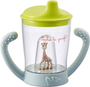Non spill cup mascotte (Zürafə su içim stəkanı) (Sophie La Girafe)