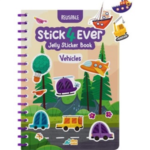 Stick4Ever - Vehicles (Tak Çıkar Jelly Sticker Kitabı)