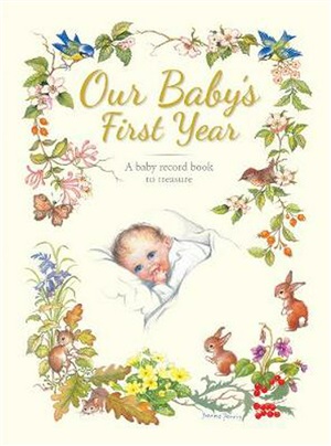 OUR BABY'S 1 ST YEAR BOOK WHITE