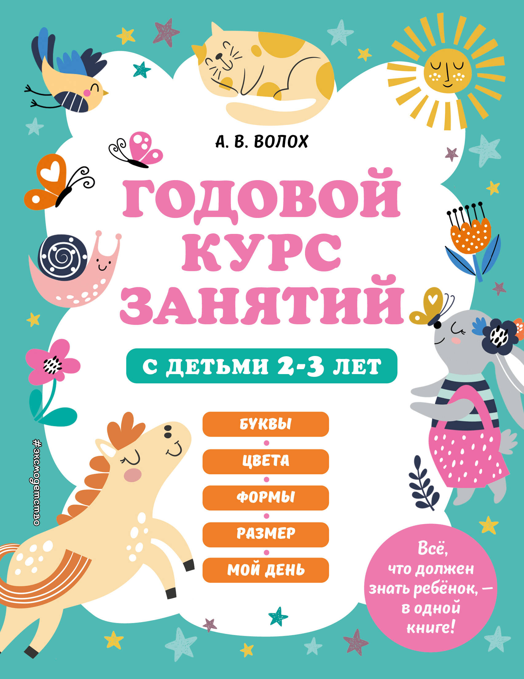 Годовой курс занятий с детьми 2-3 лет