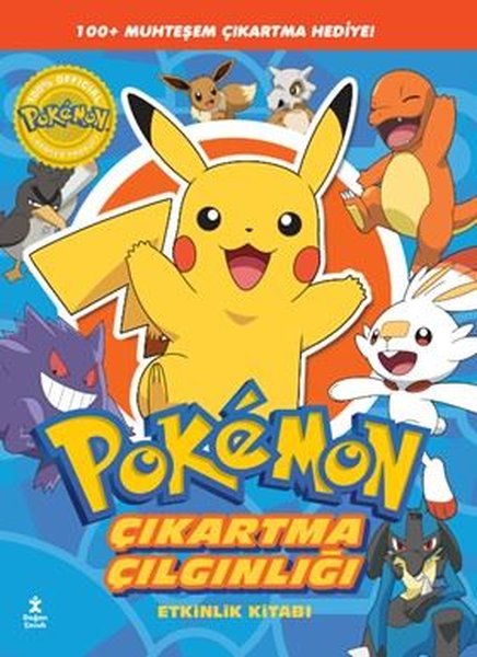 Pokemon Pikachu  Çıkartma Çılgınlığı Etkinlik Kitabı