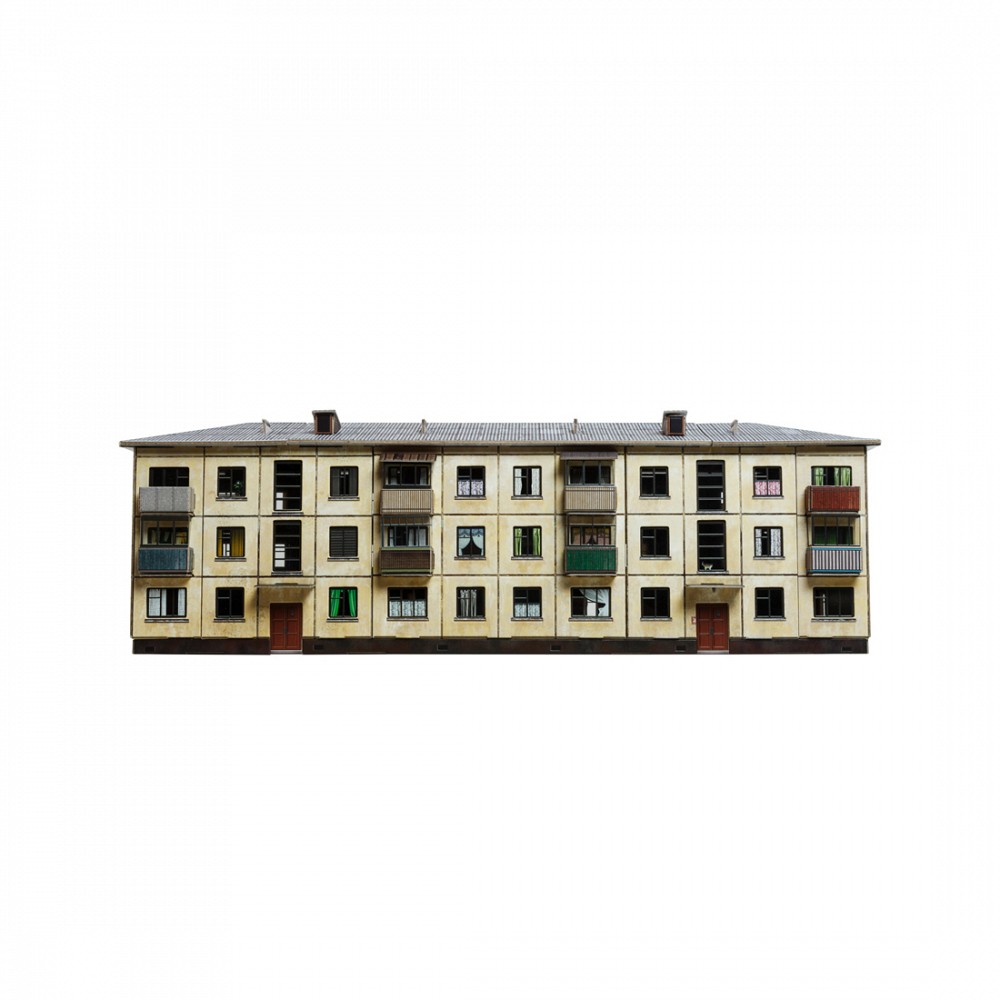 Xruşşevka Çoxmənzilli bina maketi 1/87