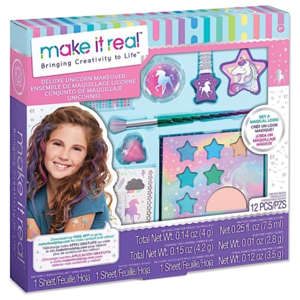 Uşaq kosmetika dəsti Make it real Deluxe Unicorn Makeover (Qarga.az)