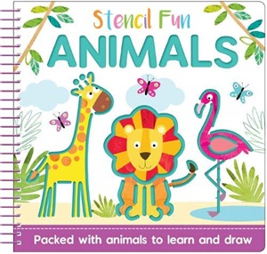 Stencil Fun Spiral: Animals