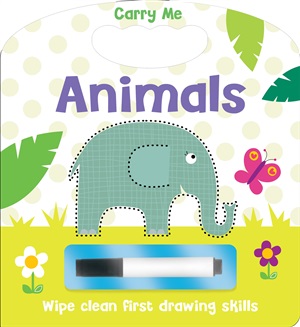 Wipe Clean Carry Handle: Animals