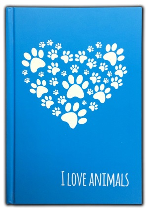 CAT BOOK I LOVE ANIMALS DEFTER 14*20