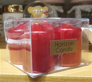 Horizon candle şam 4 ədəd paçkada