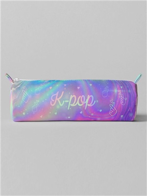 Пенал бензиновый. I love K-POP