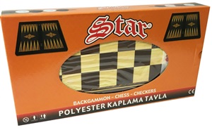 Star Oyun_ Star Polyester Ceviz Tavla_Küçük