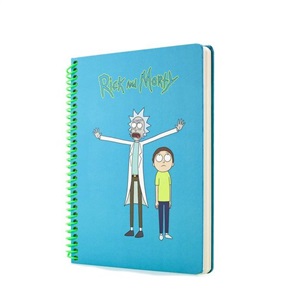 Rick and Morty Mavi Butik Defter Spiralli Kareli 96 Ypr.DFT- 383093