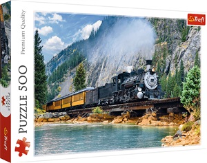 PuzzleEE _ 37379 Trefl Puzzle Mountain Train