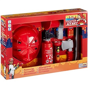 Fire extinguisher with interphone hat and tool set