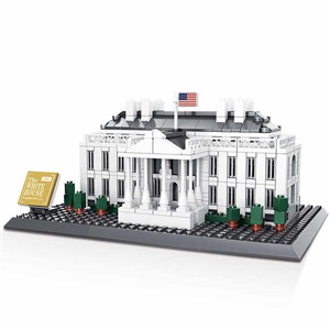 Blocks WHITE HOUSE