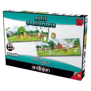 ANATOLİAN Çocuk Puzzle Evcil Dostlarımız 22pcs