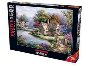 ANATOLİAN Puzzle Kuğular ve Kır Evi / The Swan Cottage 1500pcs