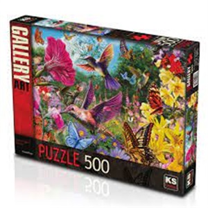 CA_KS Puzzle_Hummingbird Garden500 Parça20016