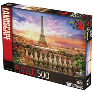 CA_KS Puzzle_Sunset İn Eiffel500 Parça20017