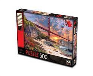 CA_KS Puzzle_Sunsetatgoldengate500 Parça11374