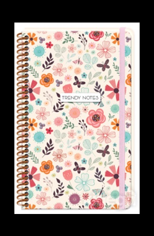 Keskin 13*21 80 Yp.Çiz.Sert Kap.Spr.Trendy Notes Spring Time - Mia