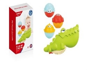 Fish net with 3pcs bath toys