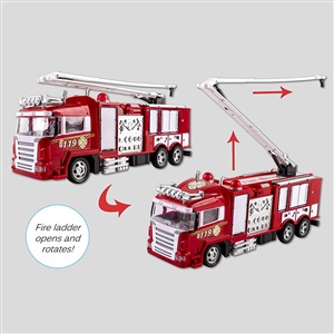 1:48 4 function R/C ladder truck with battery,USB