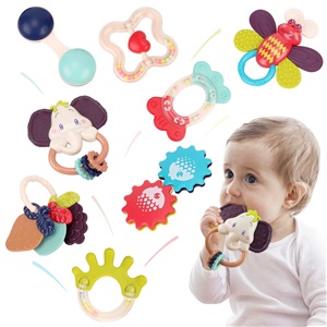 Teether shaking rattle[8pcs]