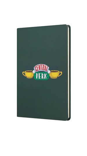 MacMug _Friends Central Perk Sert Kapak Butik Defter Yeşil 80Ypr.15X21 Dft-388036