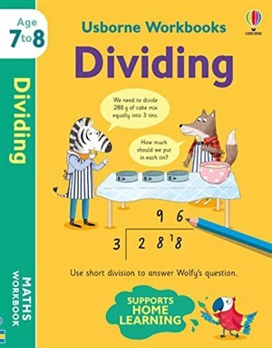 USBORNE WORKBOOKS DIVIDING 7-8