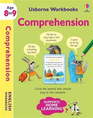 USBORNE WORKBOOKS COMPREHENSION 8-9