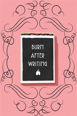 После заполнения сжечь (англ. назв. Burn After Writing). Блокнот для знакомства с самим собой