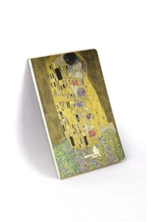 Vintage Serisi 6 - Gustav Klimt - The Kiss, 1907-08 - Çizgisiz 96 Sayfa 14,8x21cm