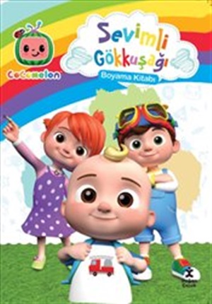 Cocomelon Sevimli Gökkuşağı Boyama Kitabı