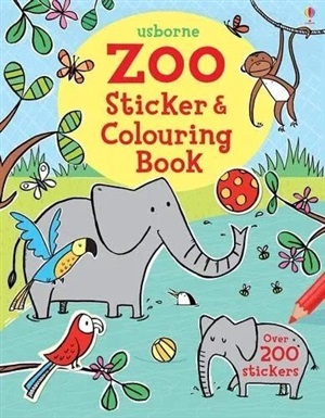 ZOO STICKER & COLOURING BOOK