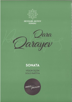 Qara Qarayev Sonata  Violin üçün solo partiya